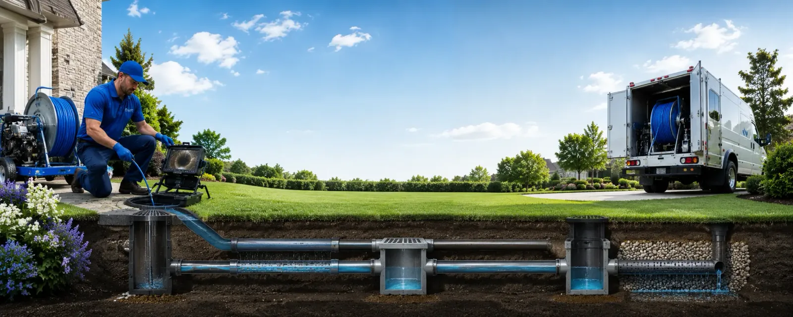 Outdoor drain cleaning information for Pearl River, NY